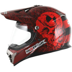 Capacete NoRisk MX455 TEST MACHINE RED